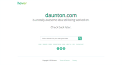 Desktop Screenshot of daunton.com