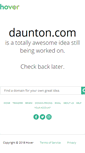 Mobile Screenshot of daunton.com